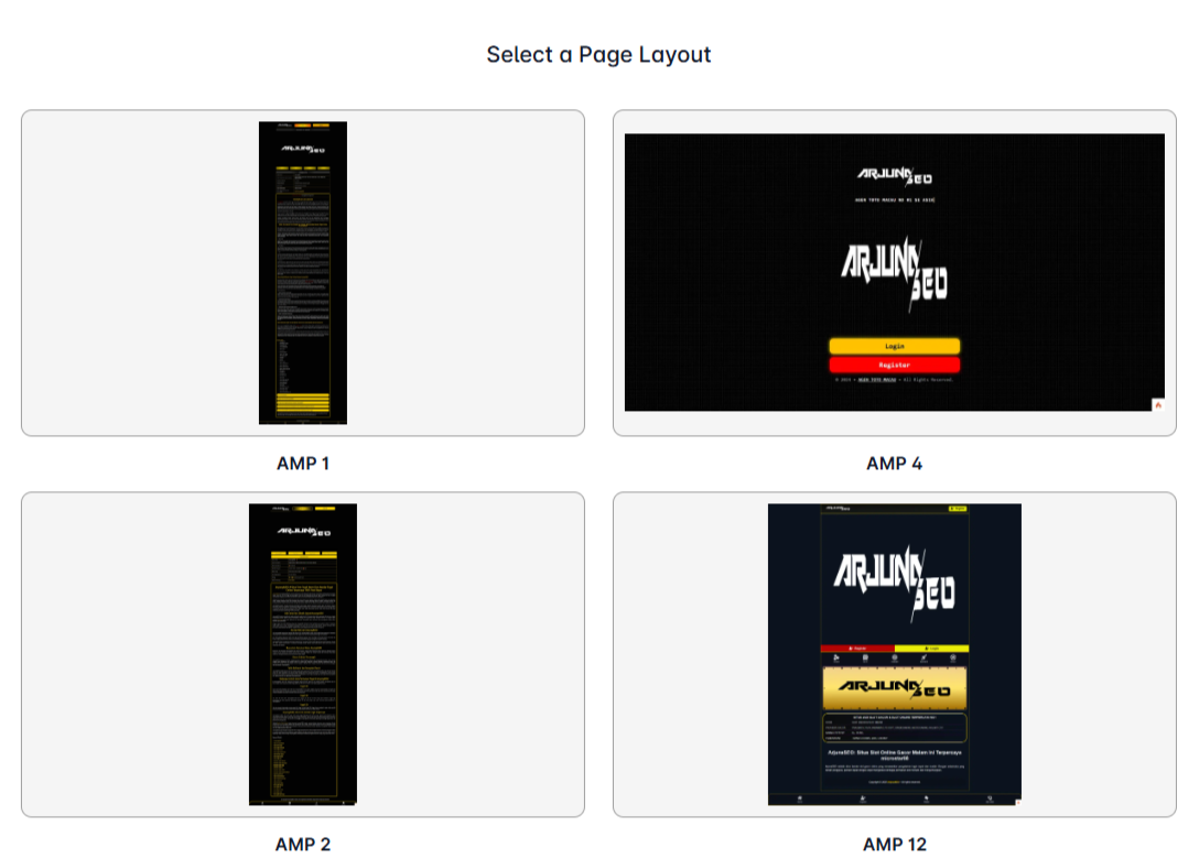 AMP Layouts