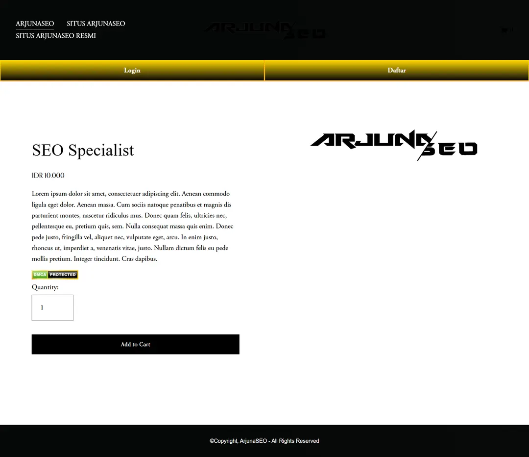Buat Landing Page dalam hitungan menit