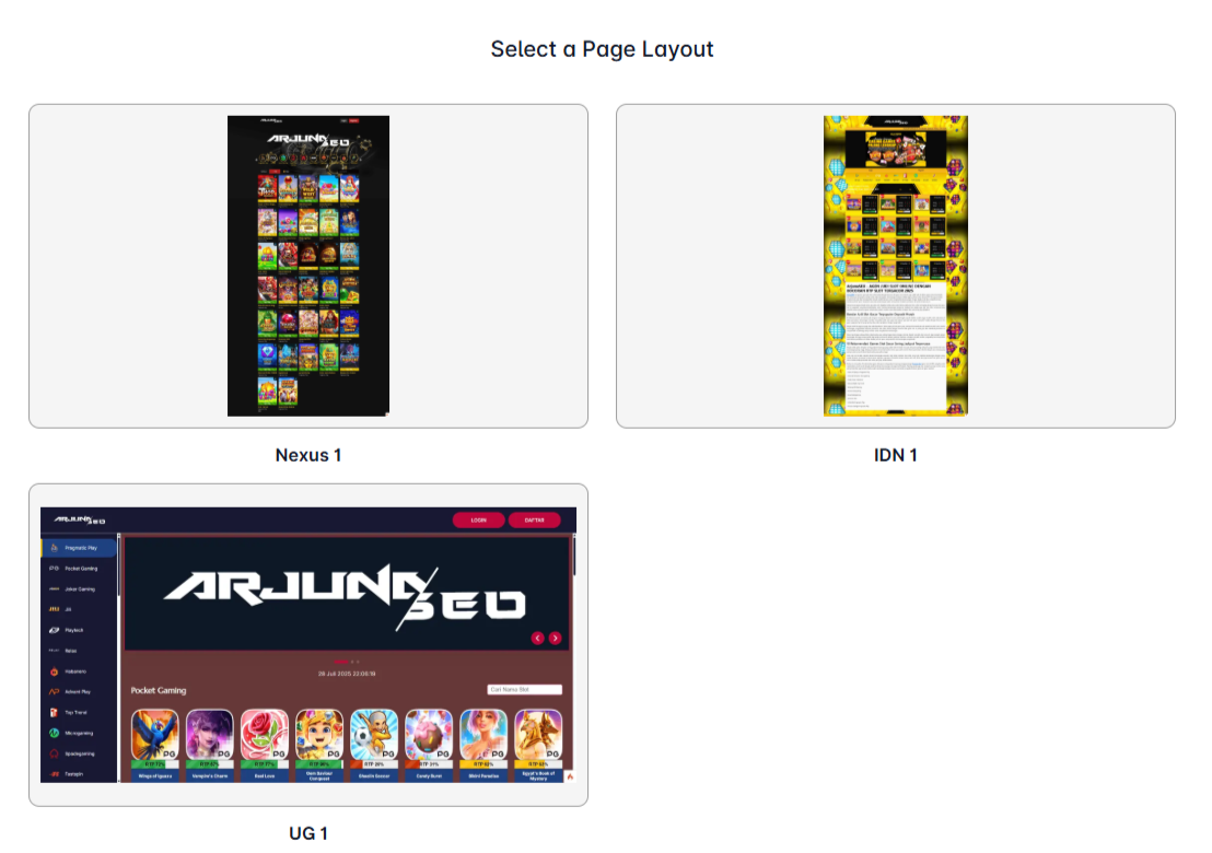 RTP Layouts